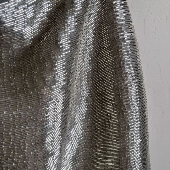 STAUD Bead Embellished Silver Skirt Set - Picture 13 of 16